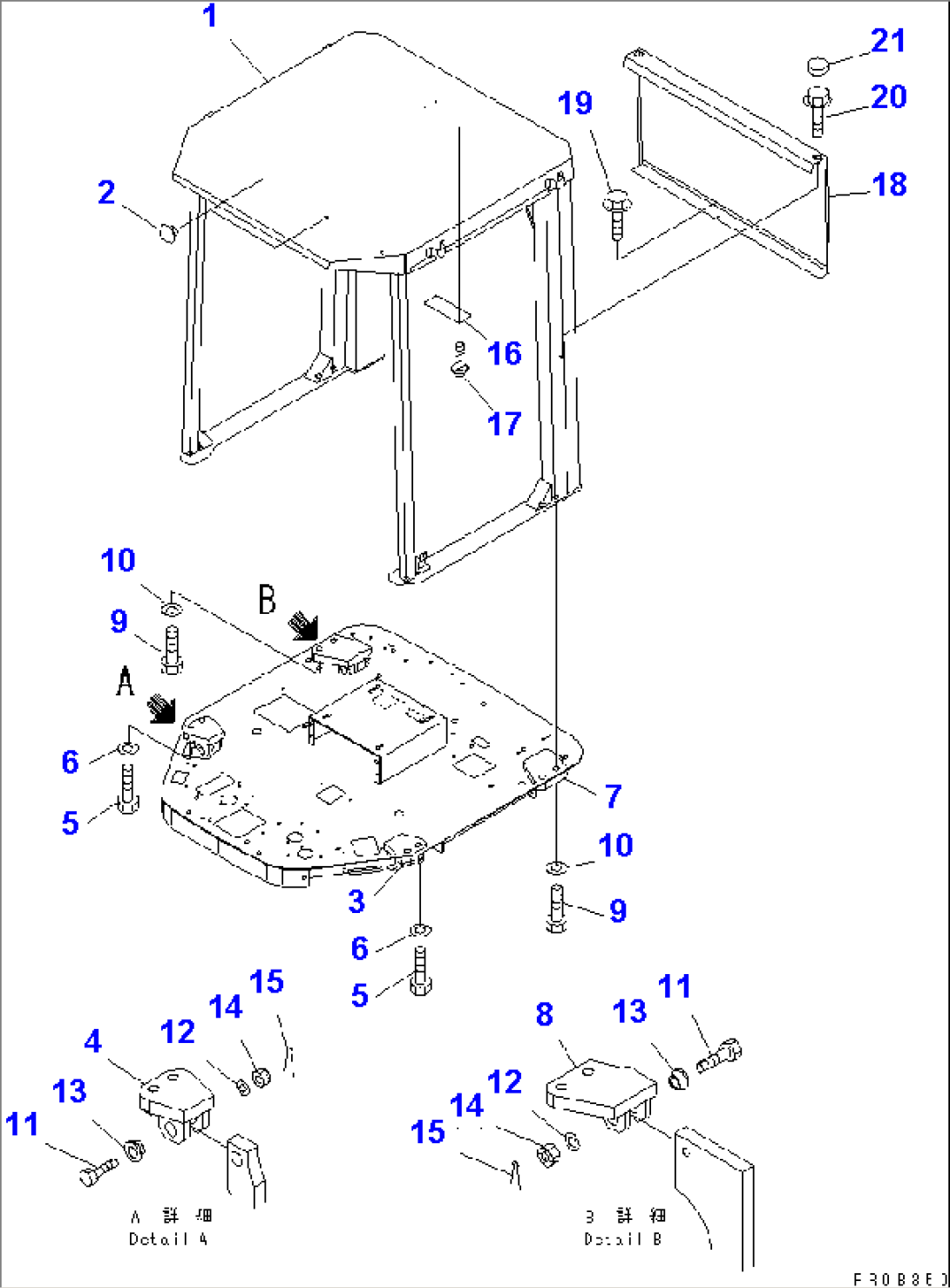 CANOPY (ROPS TYPE)