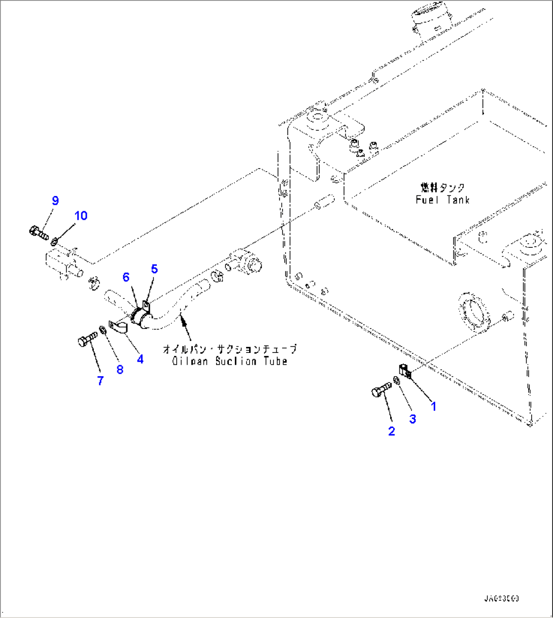 Fuel Tank, Clamp (#90216-)