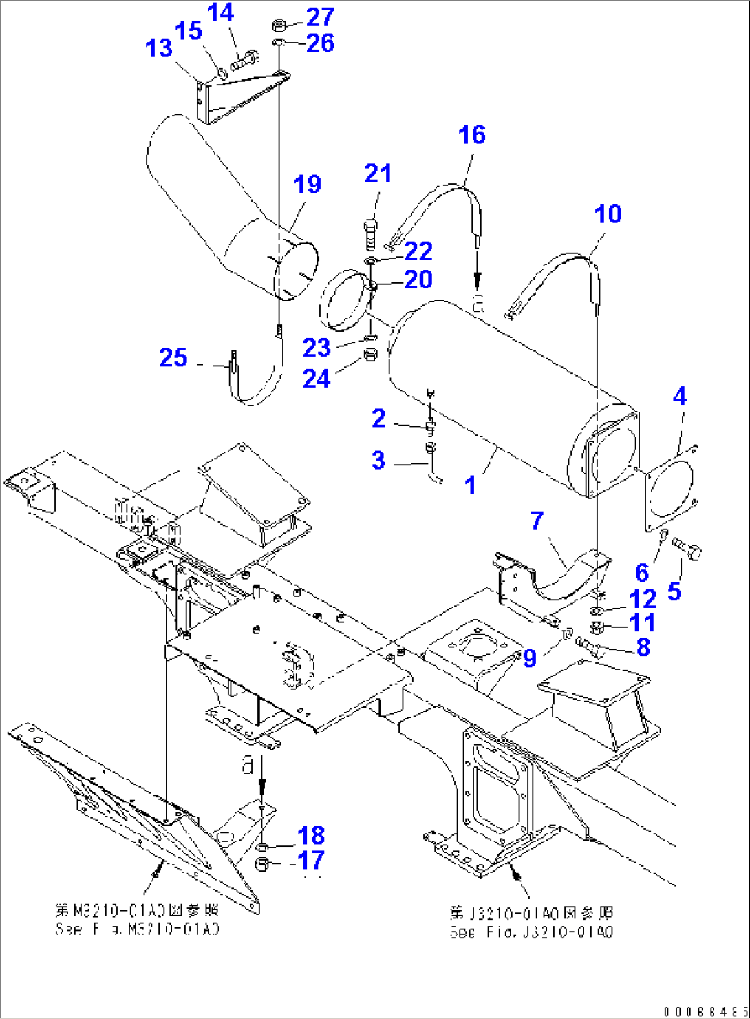 MUFFLER(#11001-)