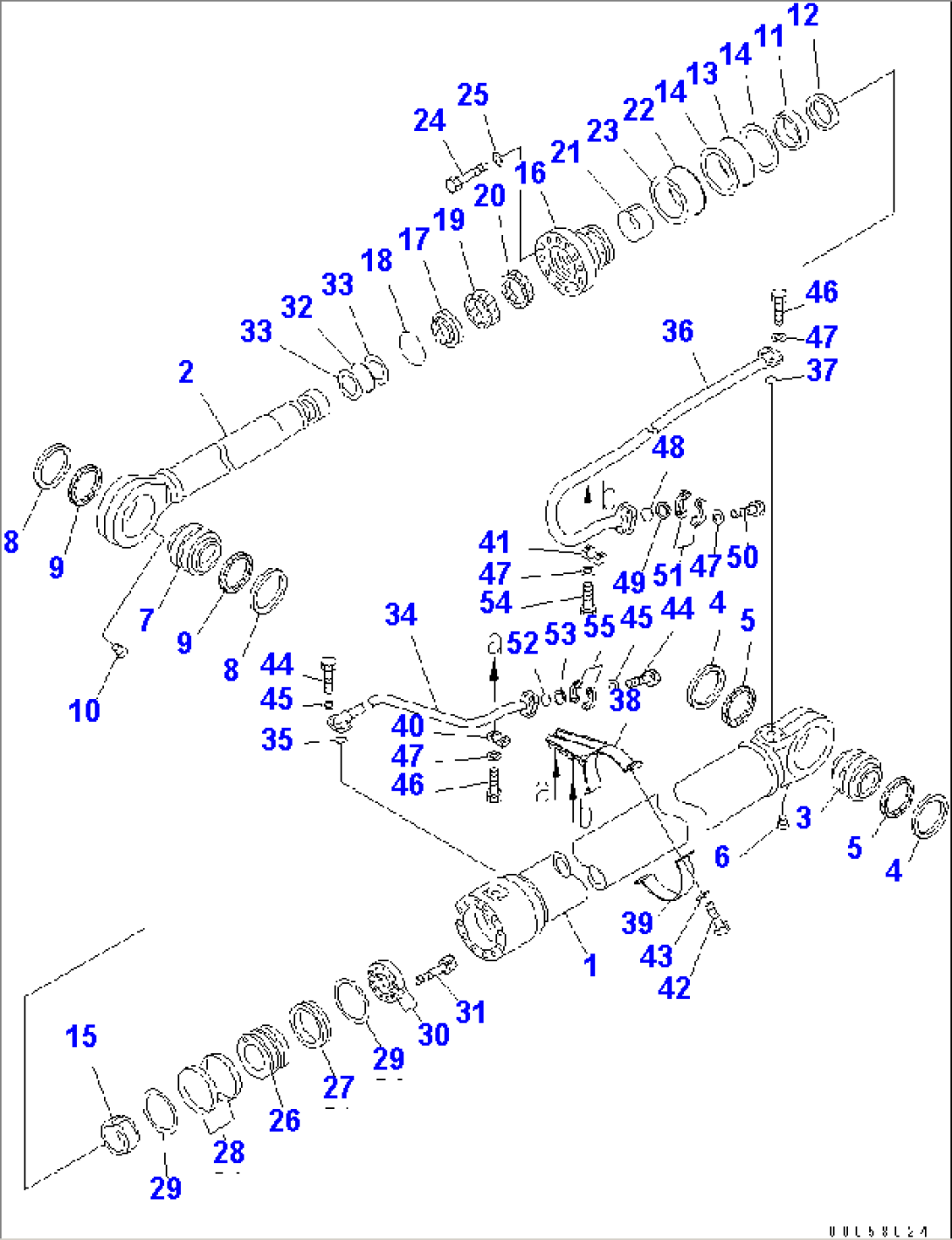 BOOM CYLINDER (FOR BACKHOE)(#35001-)