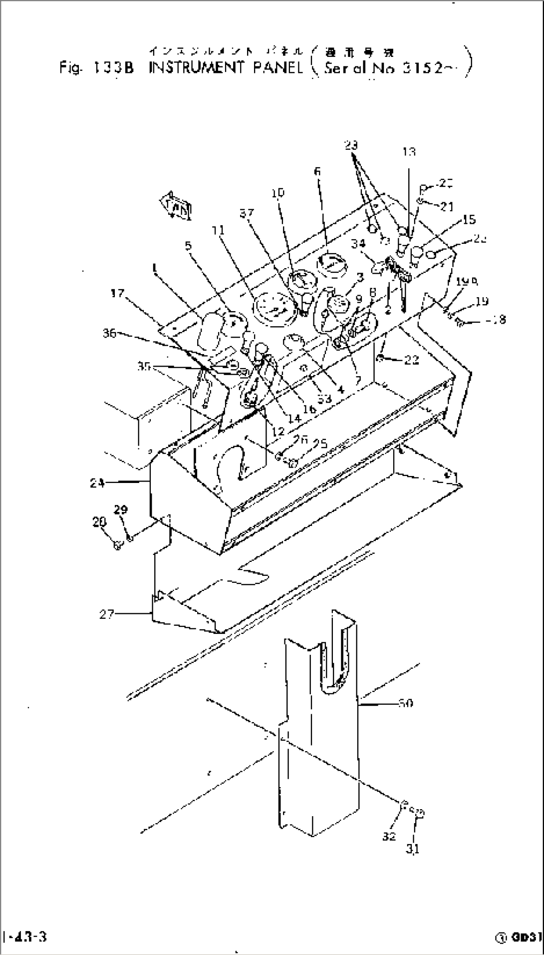 INSTRUMENT PANEL(#3152-)