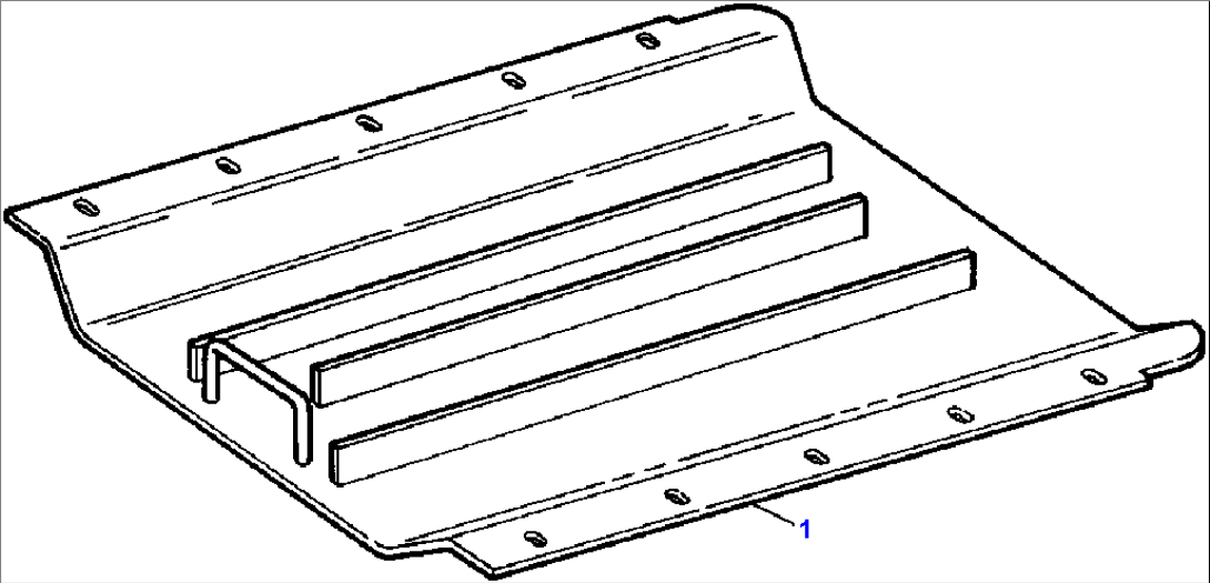 FIG. M2810-03A0 TRANSMISSION CASE GUARD - STANDARD SERVICE