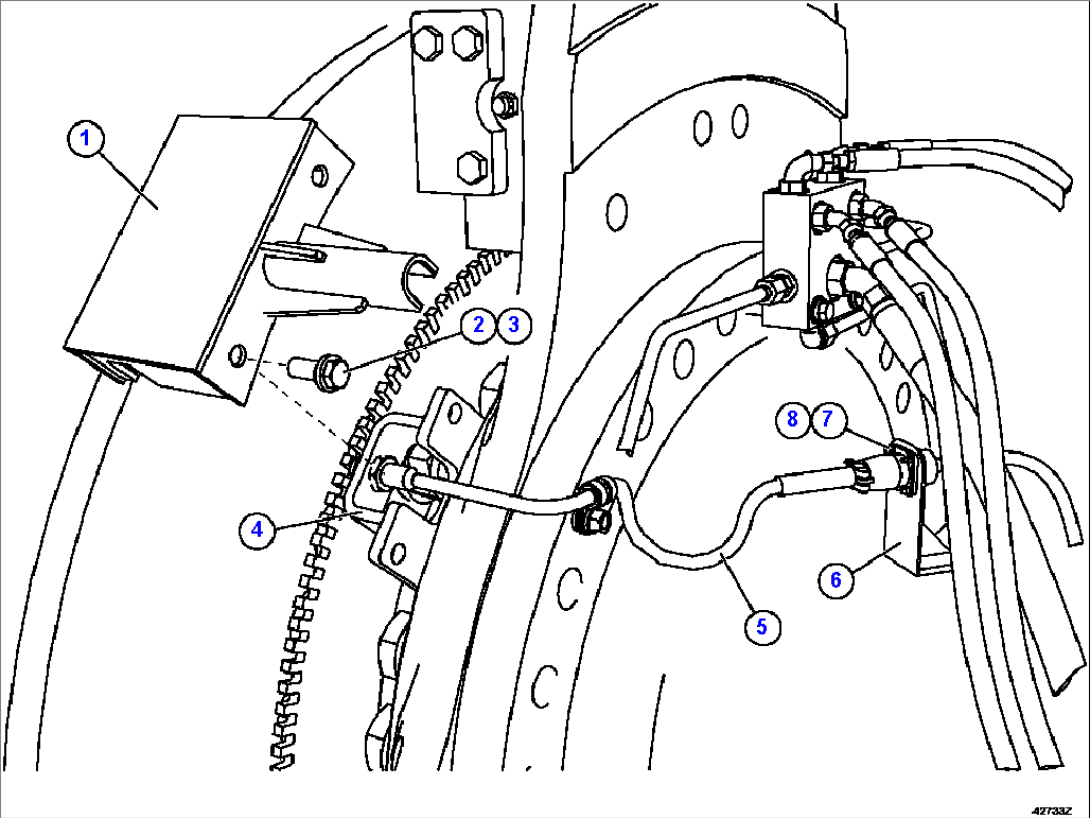 FRONT WHEEL SPEED SENSOR INSTALLATION