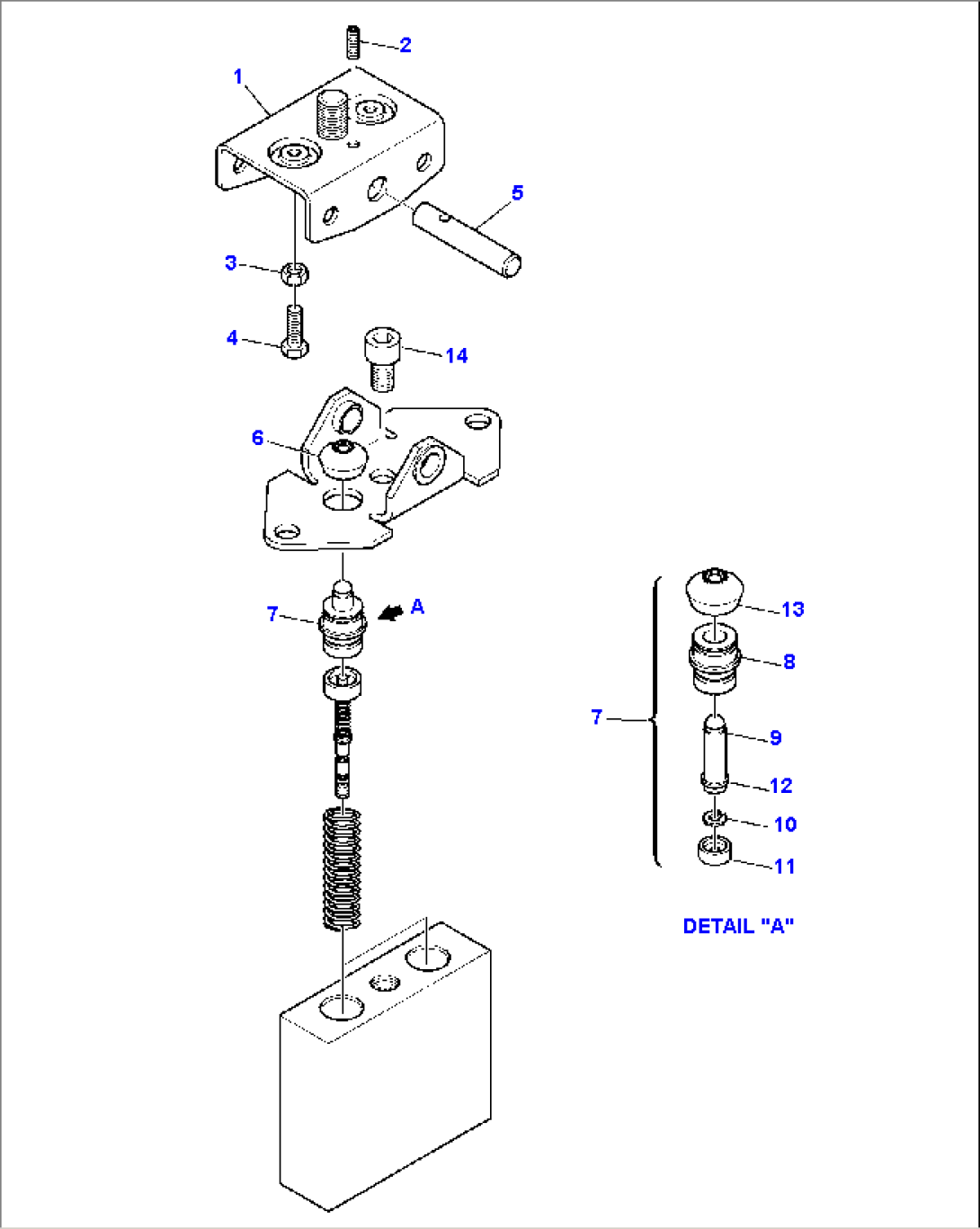 PPC VALVE FOR BLADE, BOOM SWING, 2-PIECE BOOM