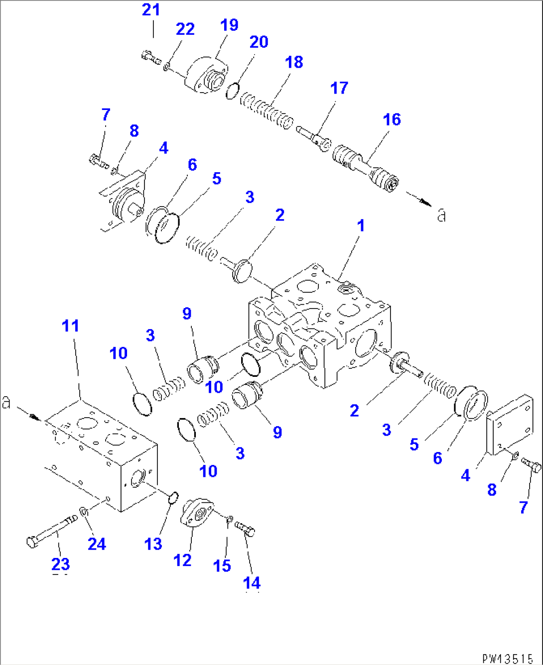 DIVERTER VALVE (FOR EMERGENCY STEERING)