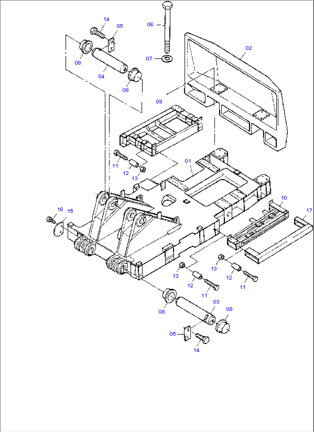 Pin, Boom - Counterweight