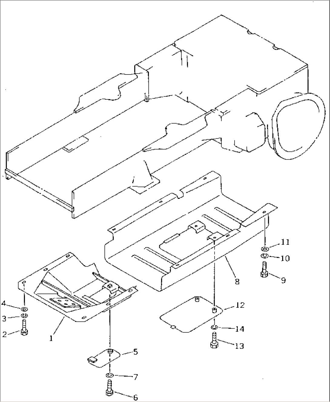 UNDER GUARD (REINFORCED TYPE) (AVAILABLE FOR MOUNTING HOOK)