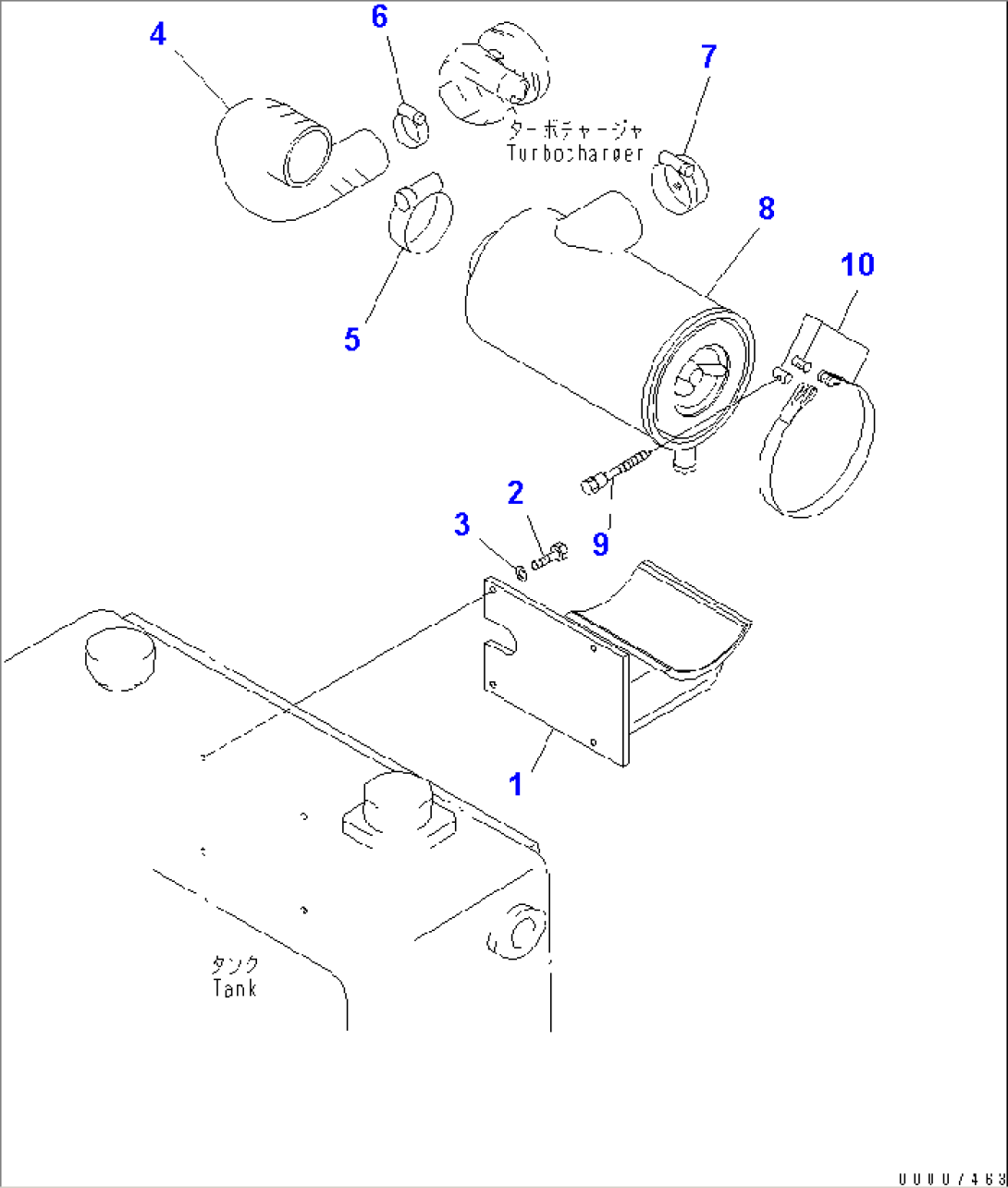 AIR CLEANER AND AIR CLEANER CONNECTION(#.-)