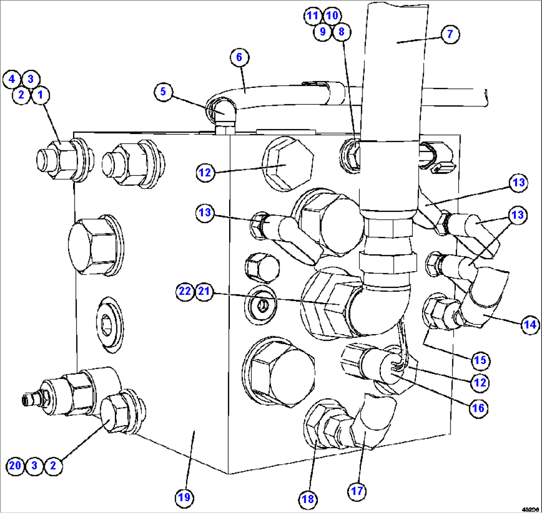 BLEEDDOWN MANIFOLD PIPING 2/4