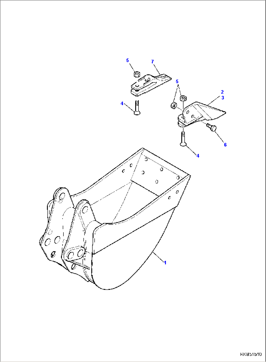 BUCKET (L=400 mm)