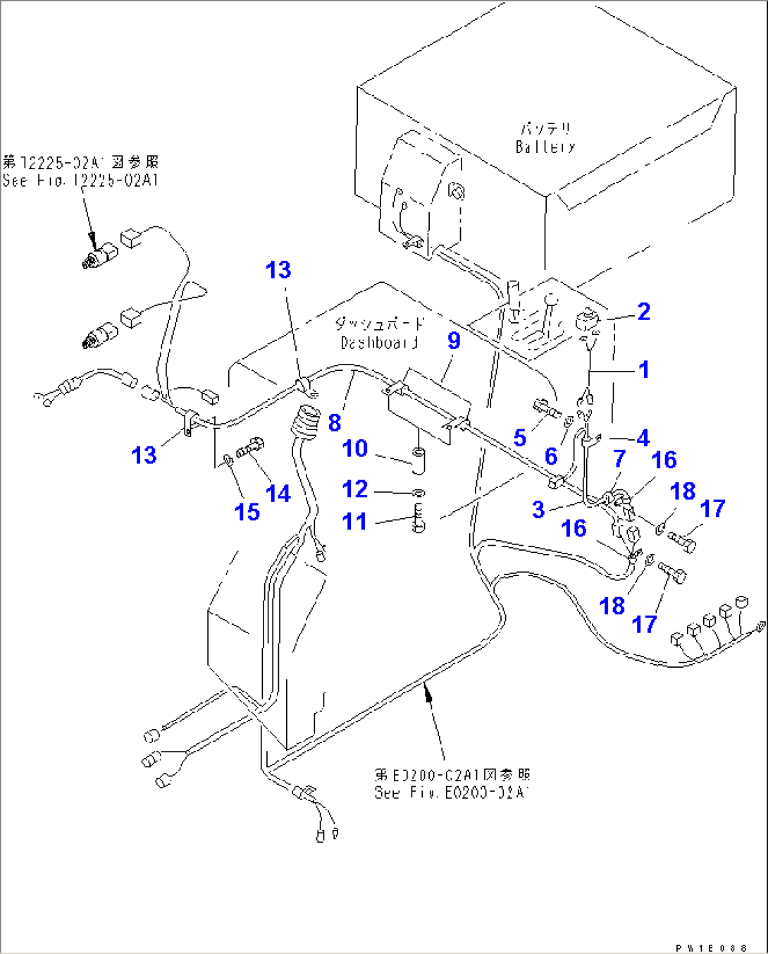 REAR CABLE (SAFETY REGULATION FOR C.I.S.)(#37594-)