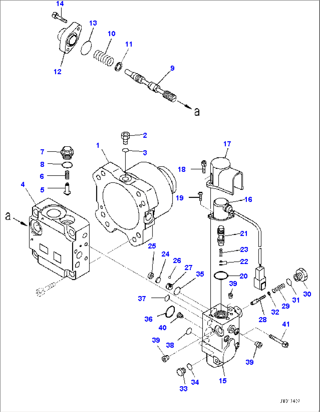 Cooling System, Fan Motor (1/2) (#10001-)