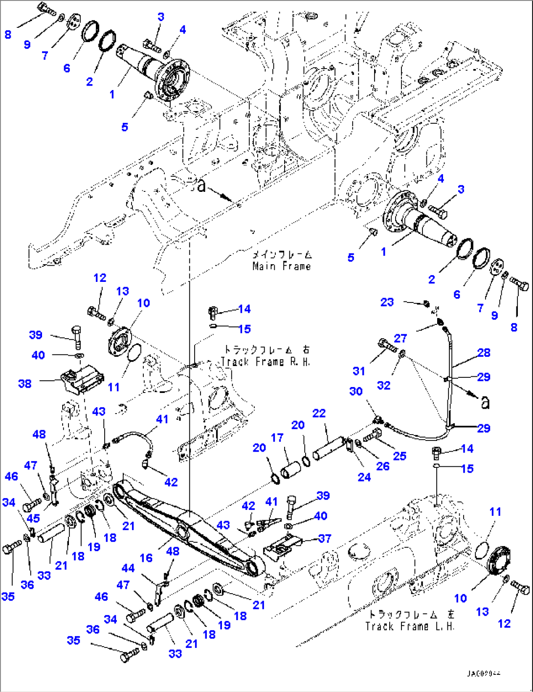 Equalizer Bar and Pivot Shaft (#1001-)