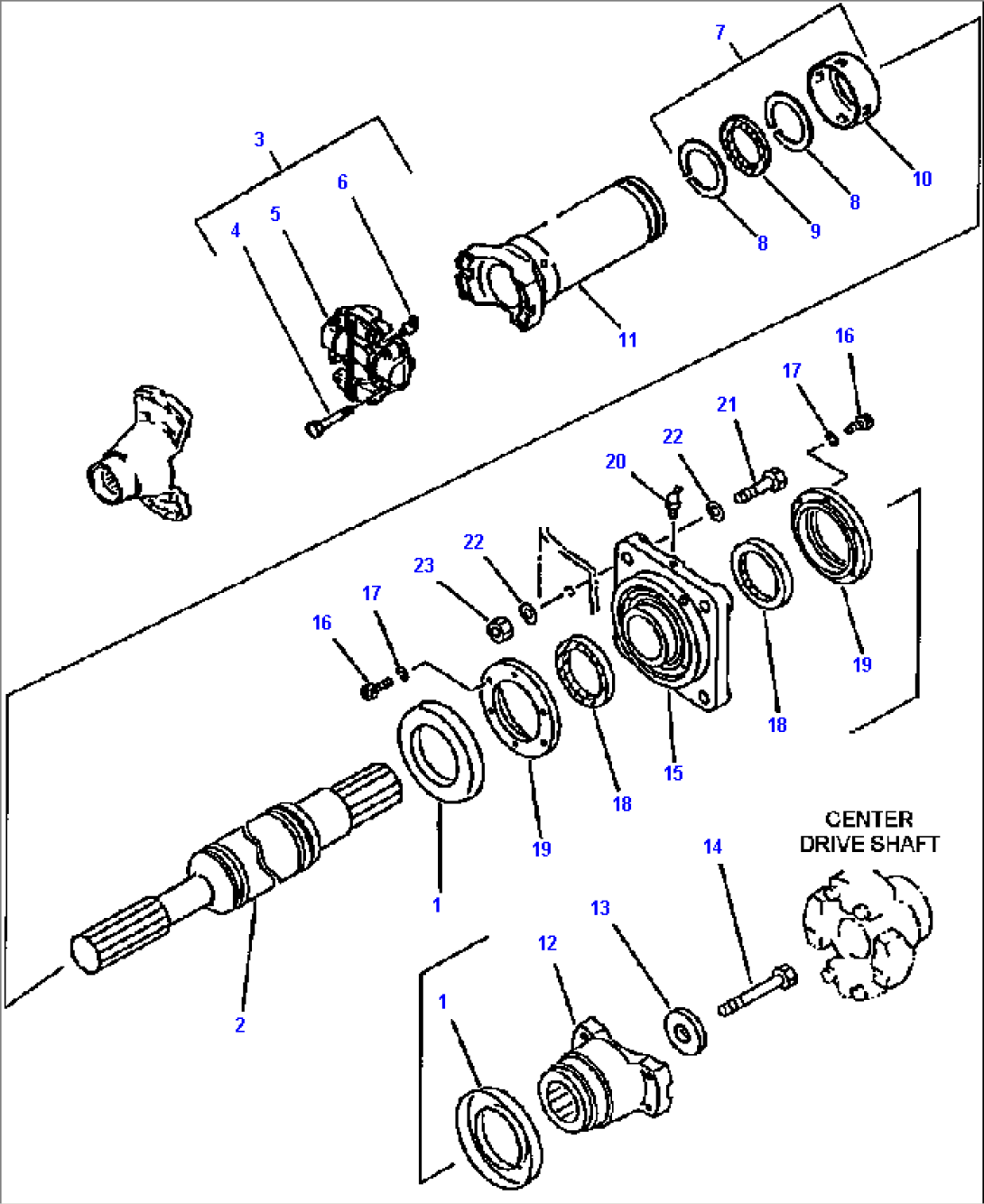 FIG NO. 3001A FRONT DRIVE SHAFT ROCKFORD