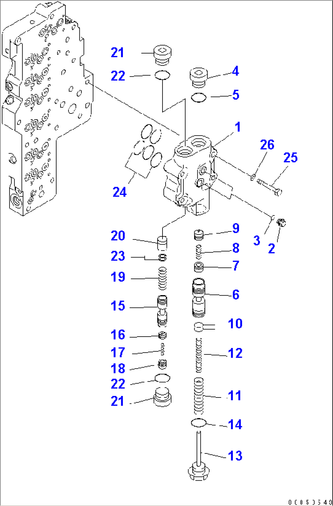 TRANSMISSION (ECMV FOR 1ST AND 2ND) (WITH LOCK-UP)(#85001-90000)