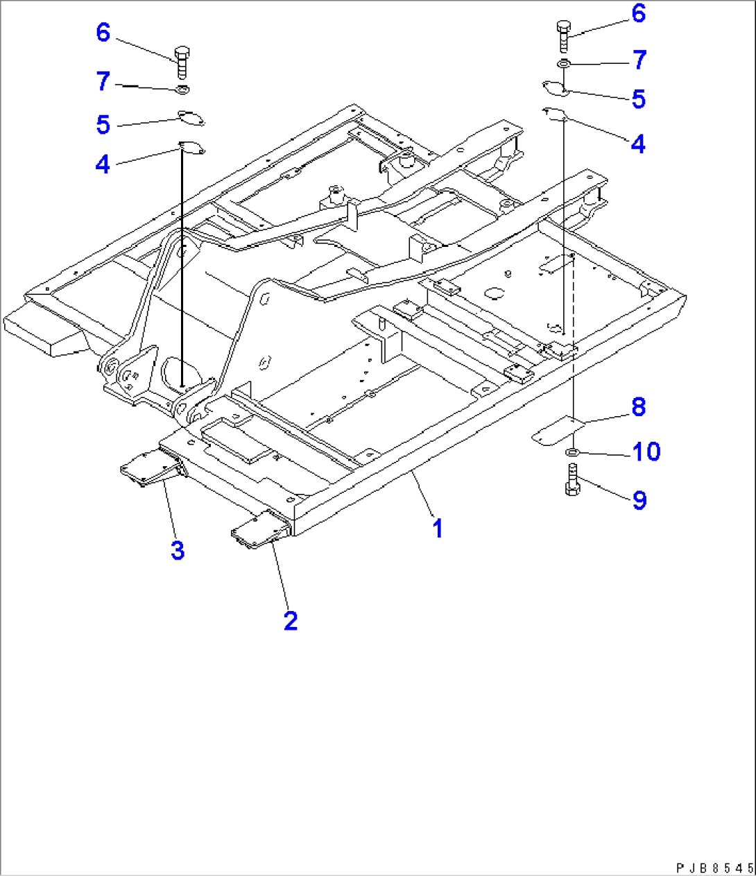 REVOLVING FRAME (WITH F.O.P.S.) (WITH TRAVEL ALARM)(#7690-)