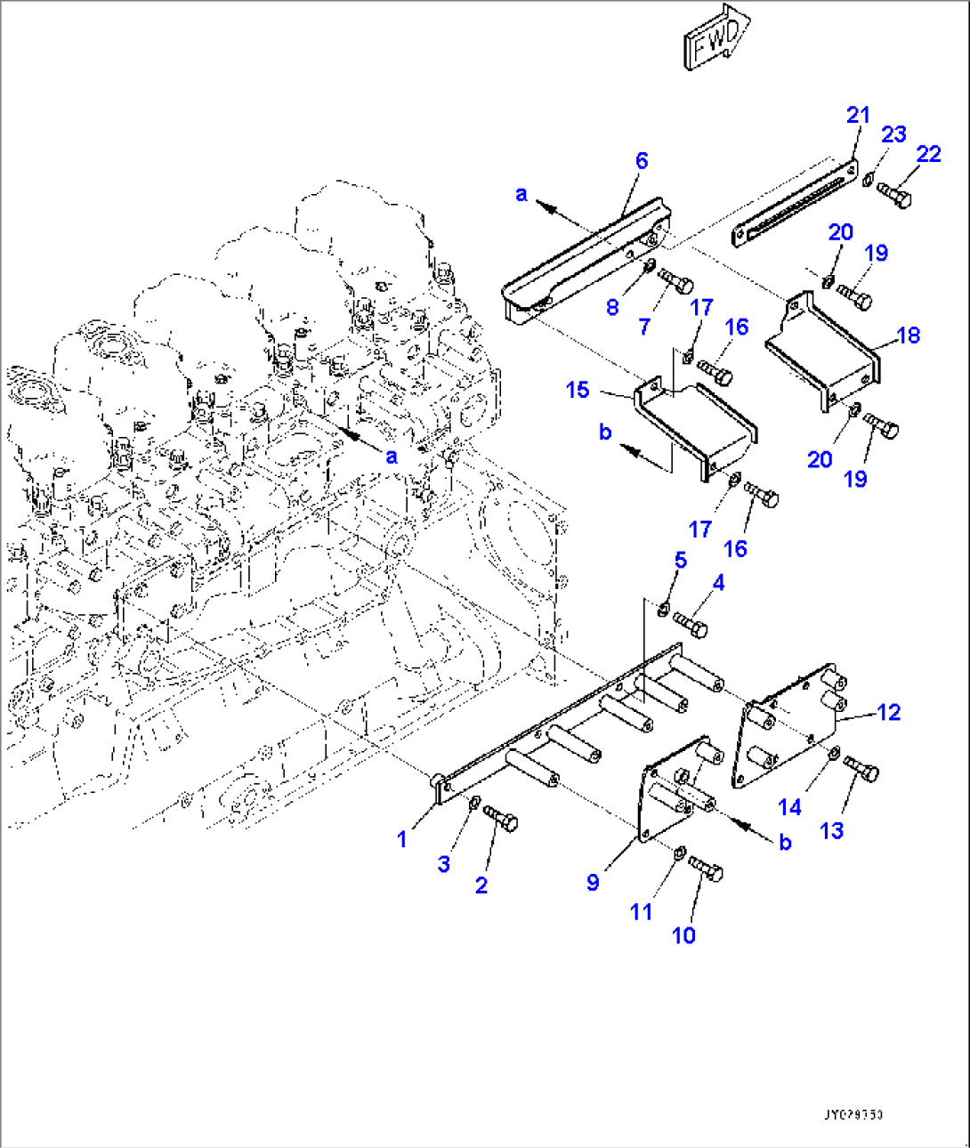 Heat Shield, Bracket