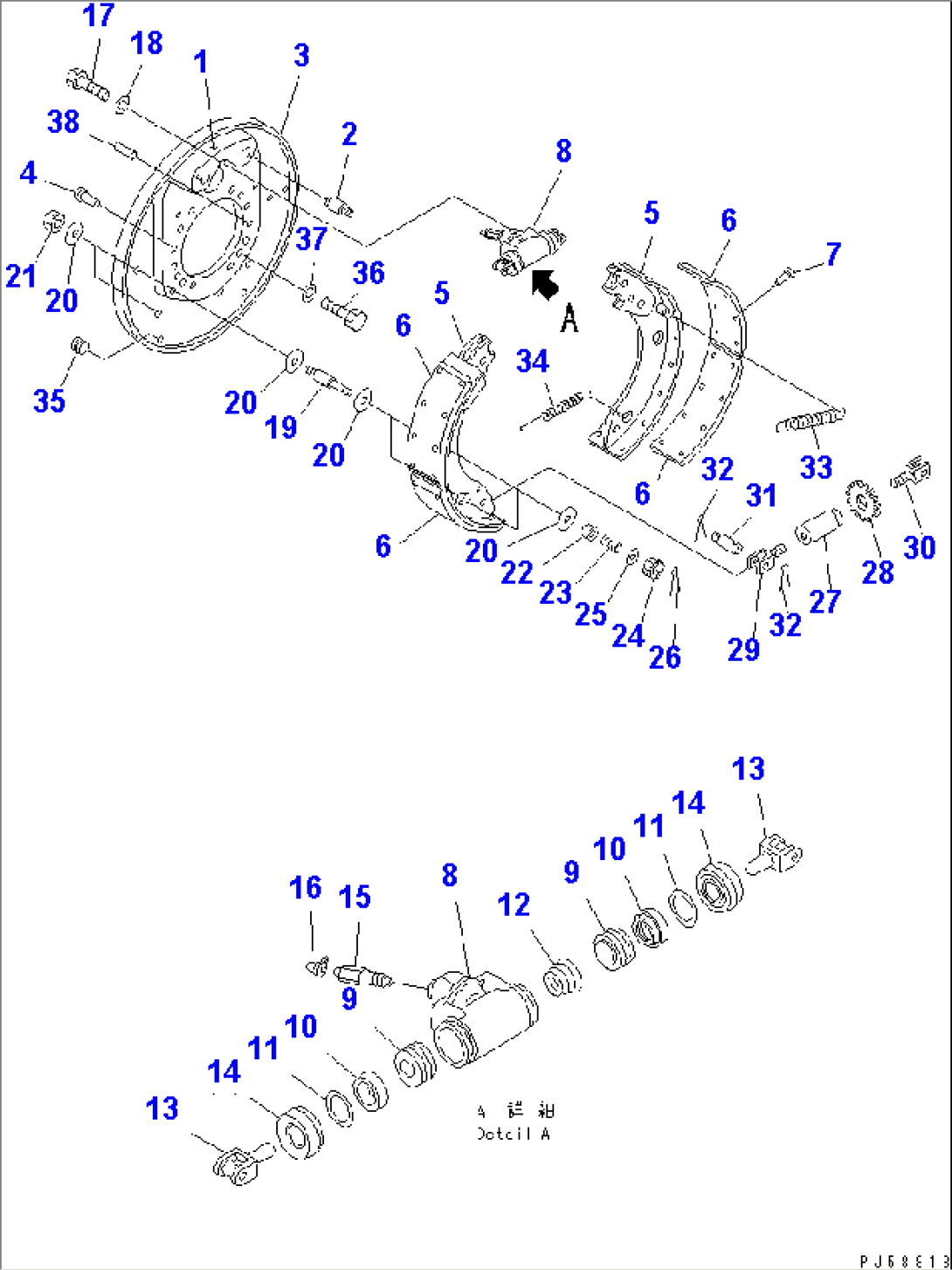 WHEEL BRAKE(#7042-..)