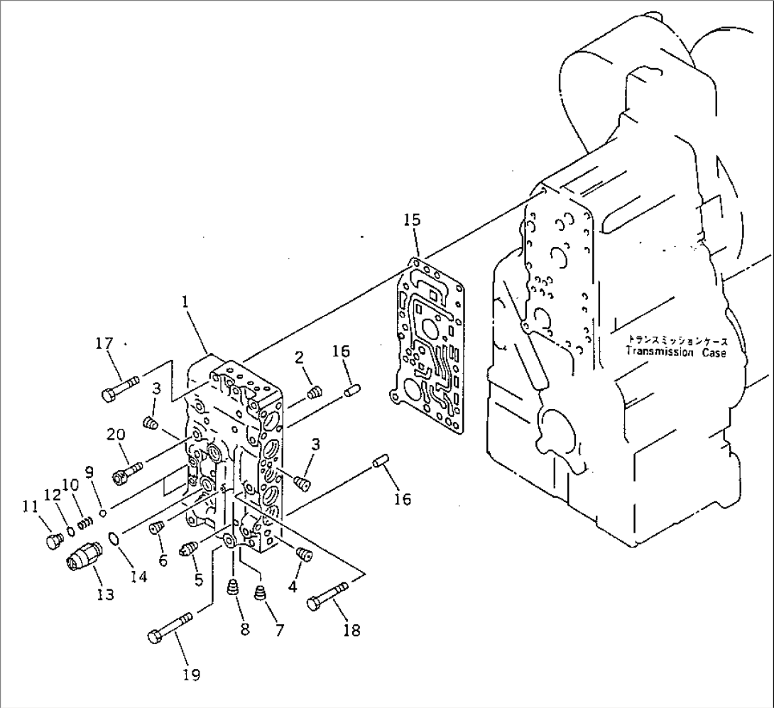 TRANSMISSION CONTROL VALVE (1/3)(#10001-10192)