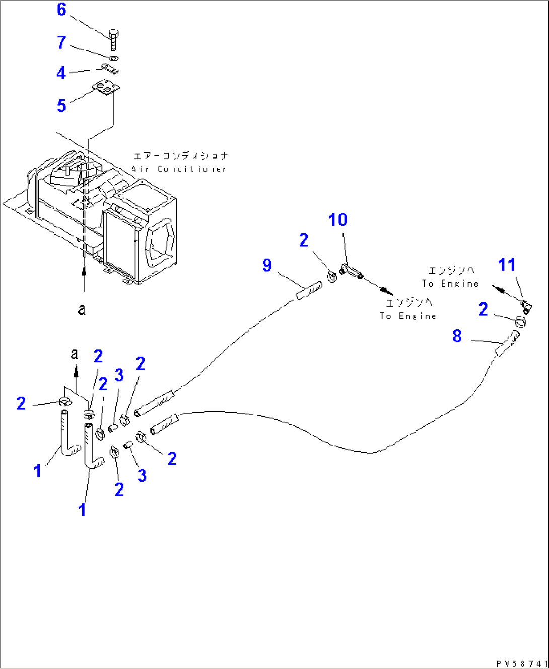 AIR CONDITIONER (4/9) (HEATER PIPING)