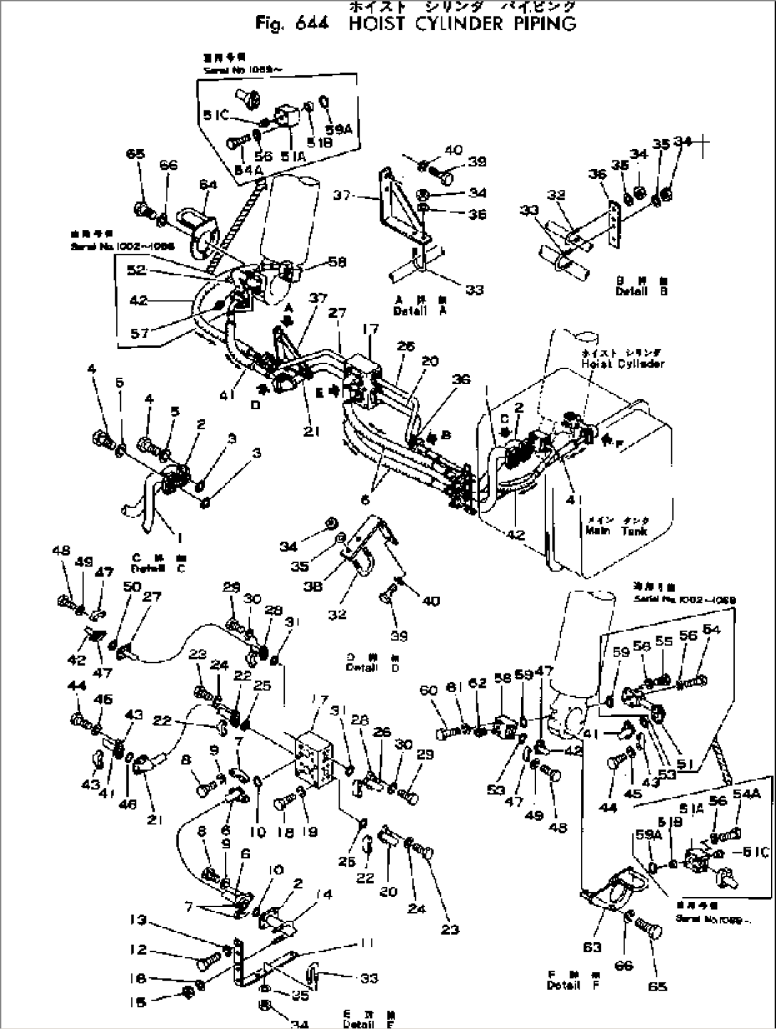 HOIST CYLINDER PIPING
