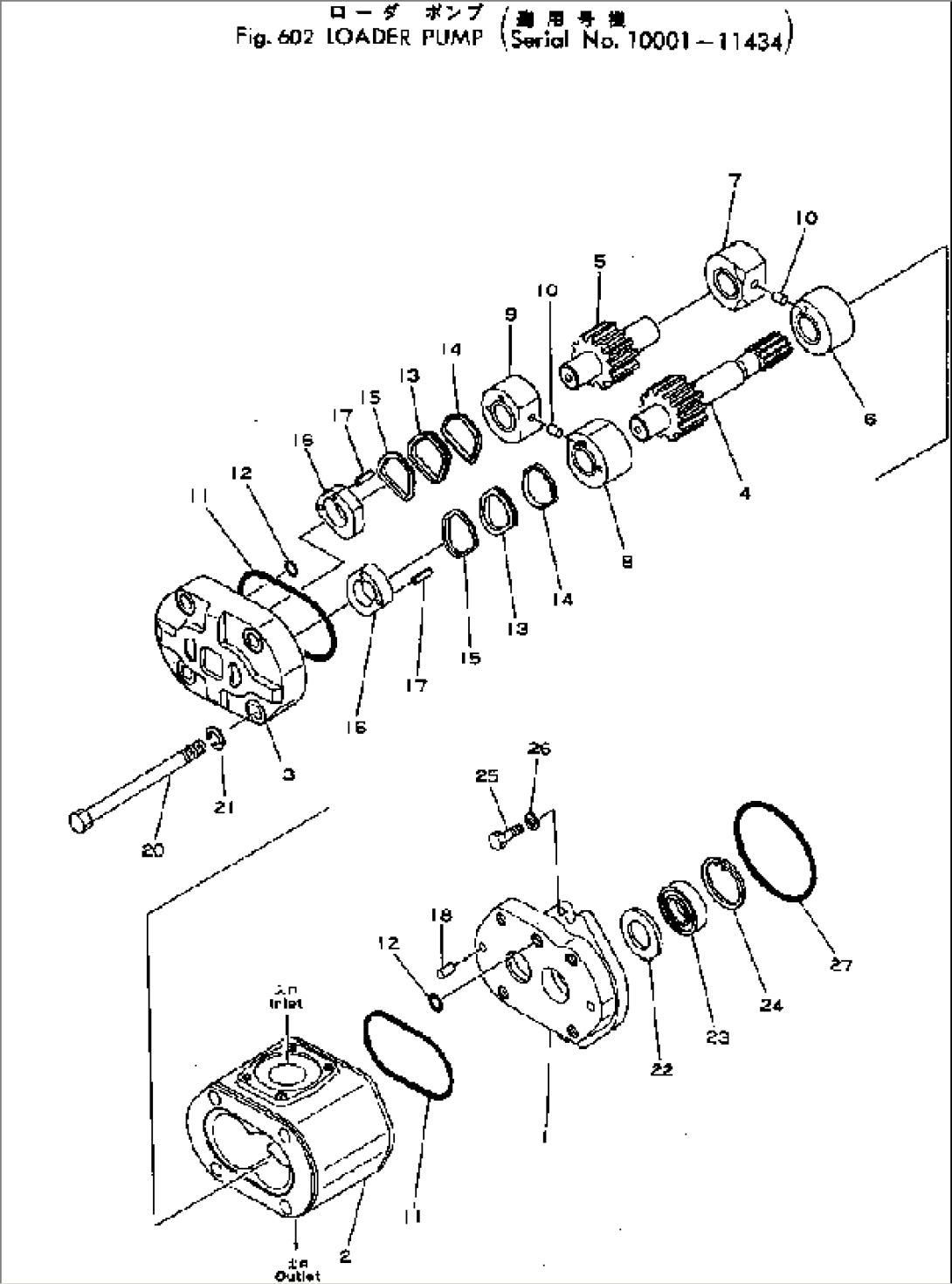 LOADER PUMP(#10001-11434)