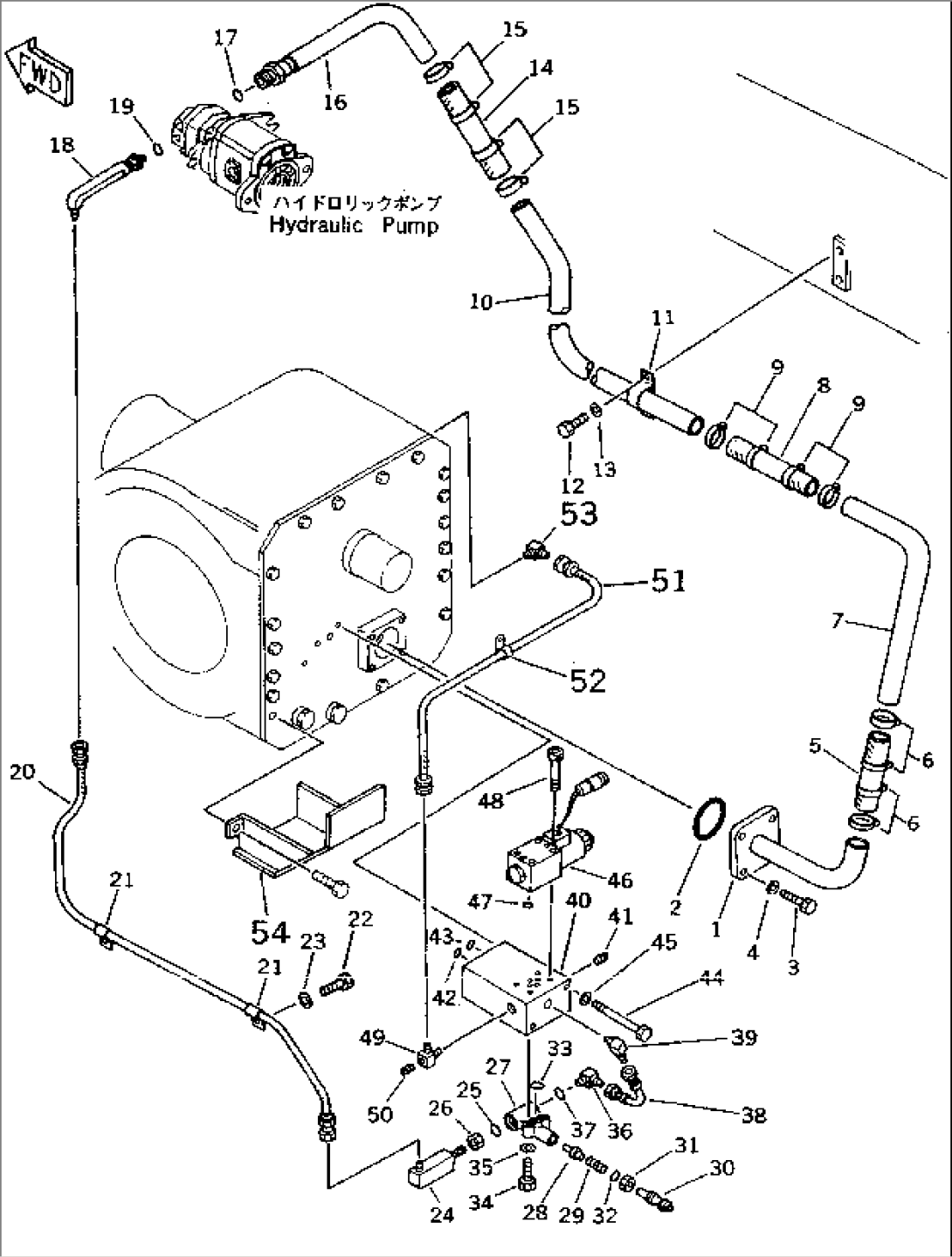 DIFFERENTIAL LOCK PIPING (FOR DIFFERENTIAL LOCK)
