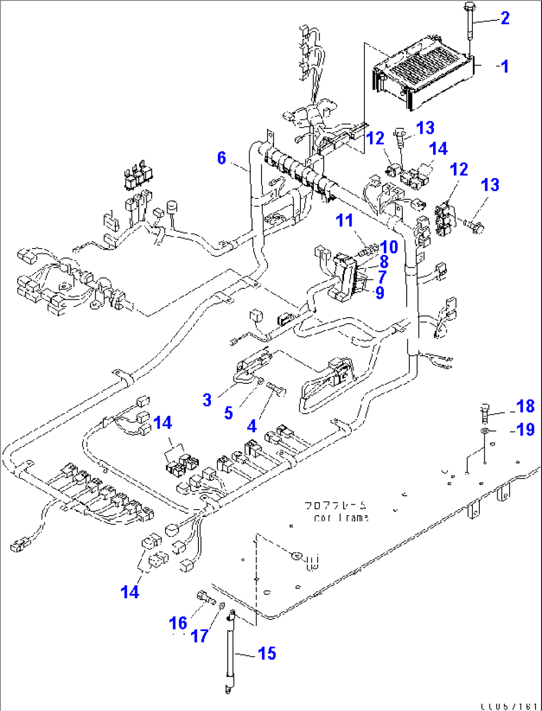 FLOOR FRAME (ELECTRICAL)(#30001-30028)