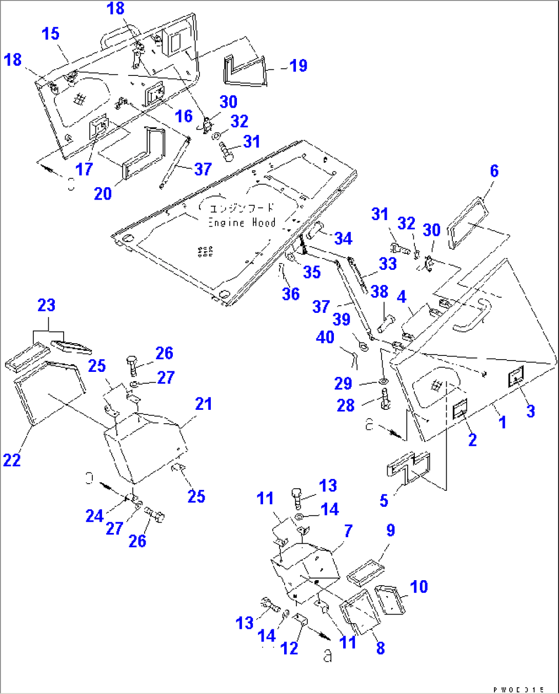 ENGINE SIDE COVER (UPPER) (REGULATION OF EC INCLUSION)(#65275-)