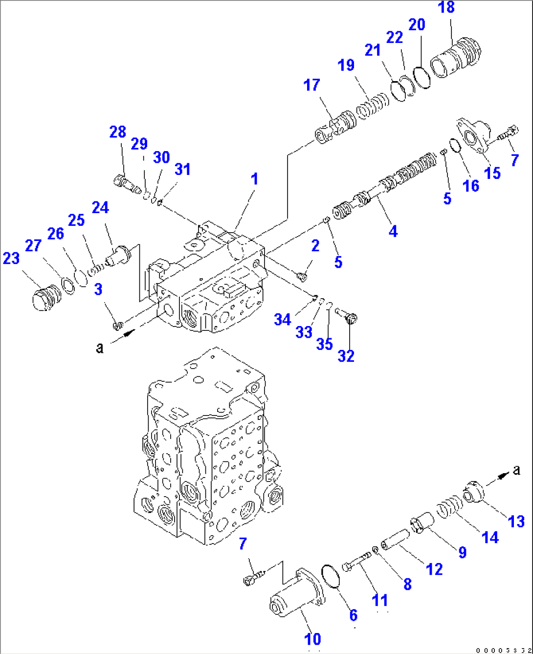 CONTROL VALVE (4-SPOOL) (7/8)