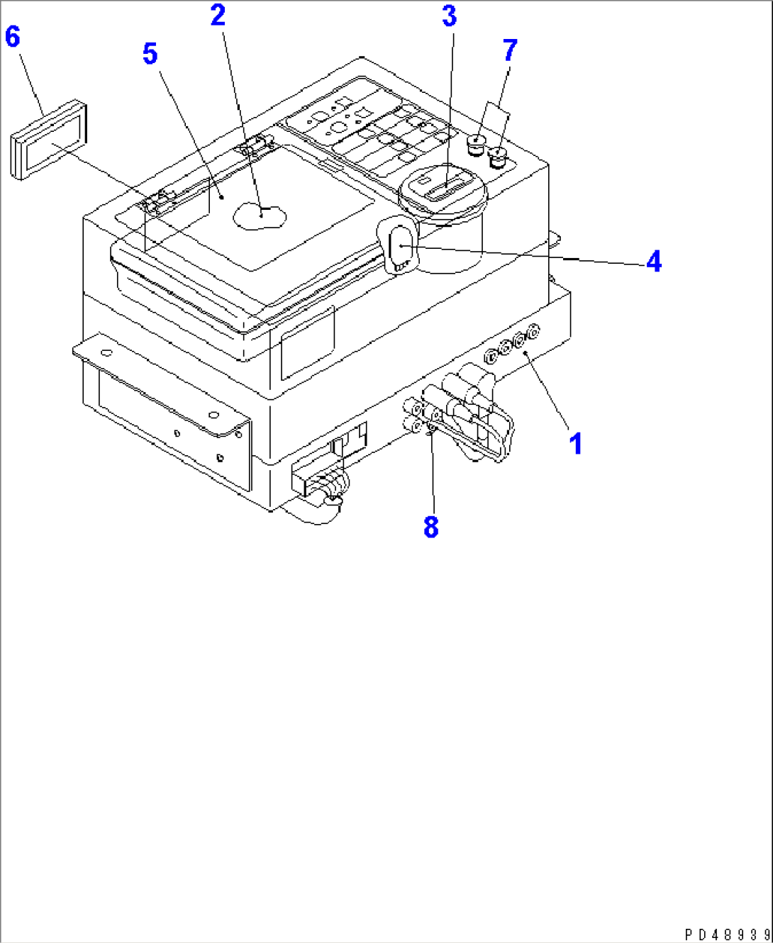M.D.C. MONITOR (INNER PARTS)(#50001-)
