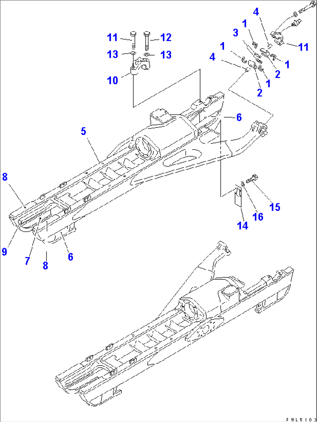 TRACK FRAME (R.H.)