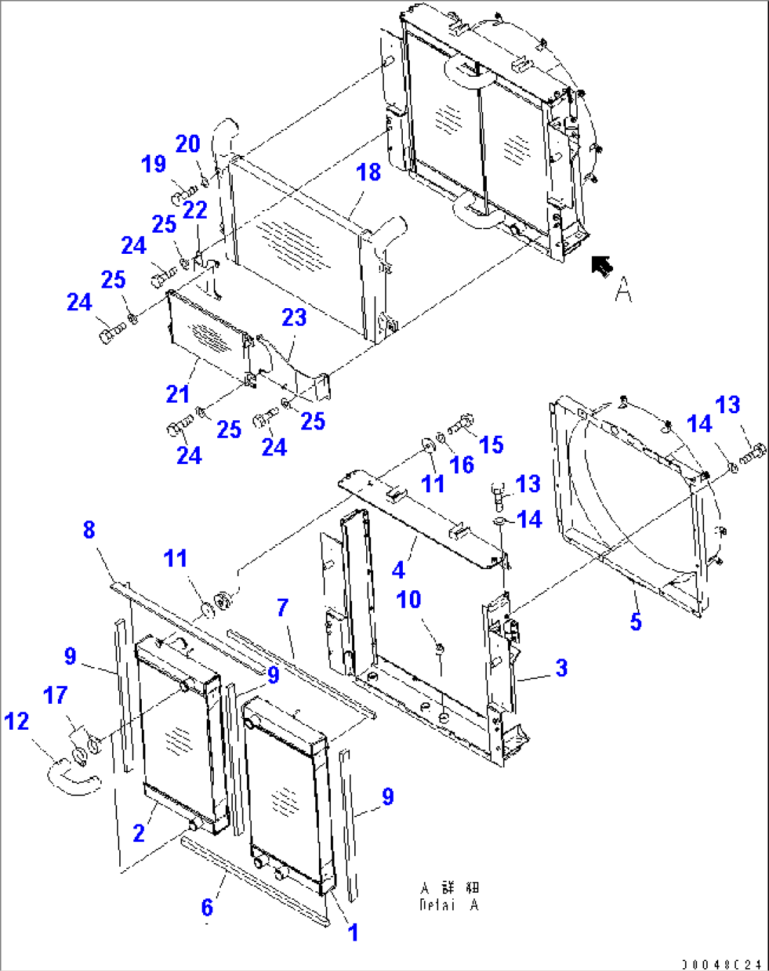RADIATOR AND AFTER COOLER(#2001-2461)