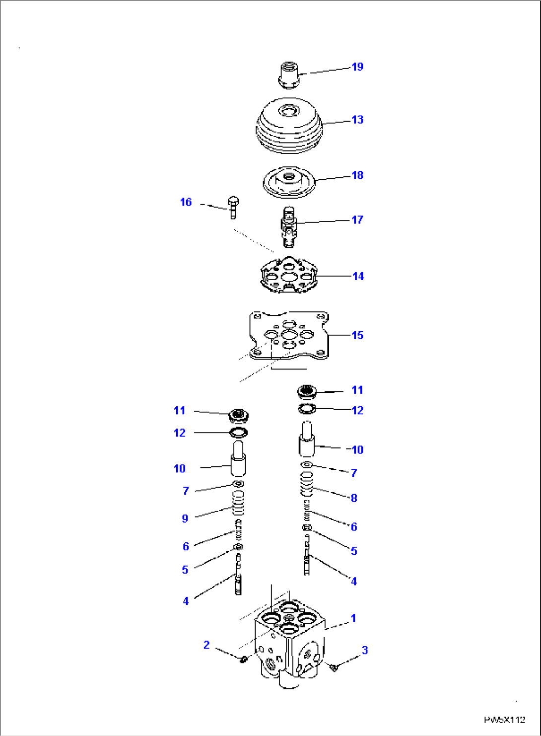 FLOOR FRAME, PPC VALVE FOR WORK EQUIPMENT, LHS