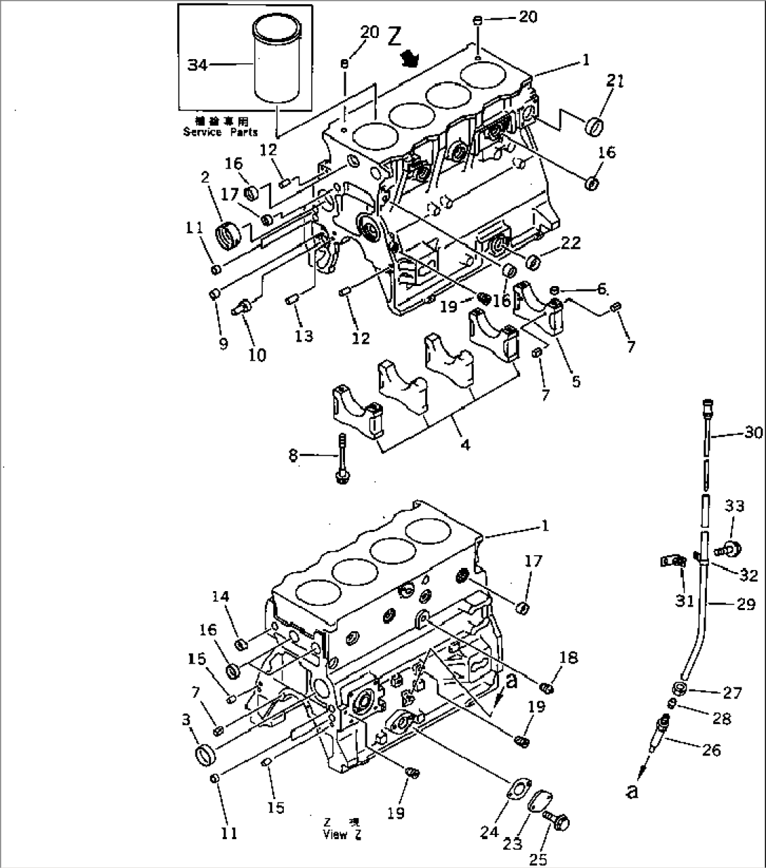 CYLINDER BLOCK(#55966-)