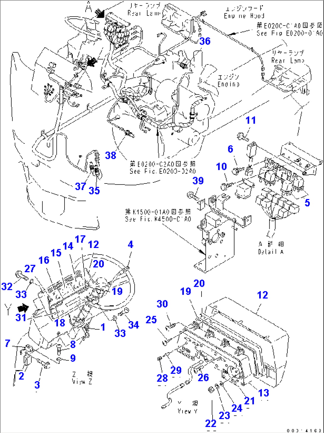 INSTRUMENT PANEL (MASTER KEY TYPE)
