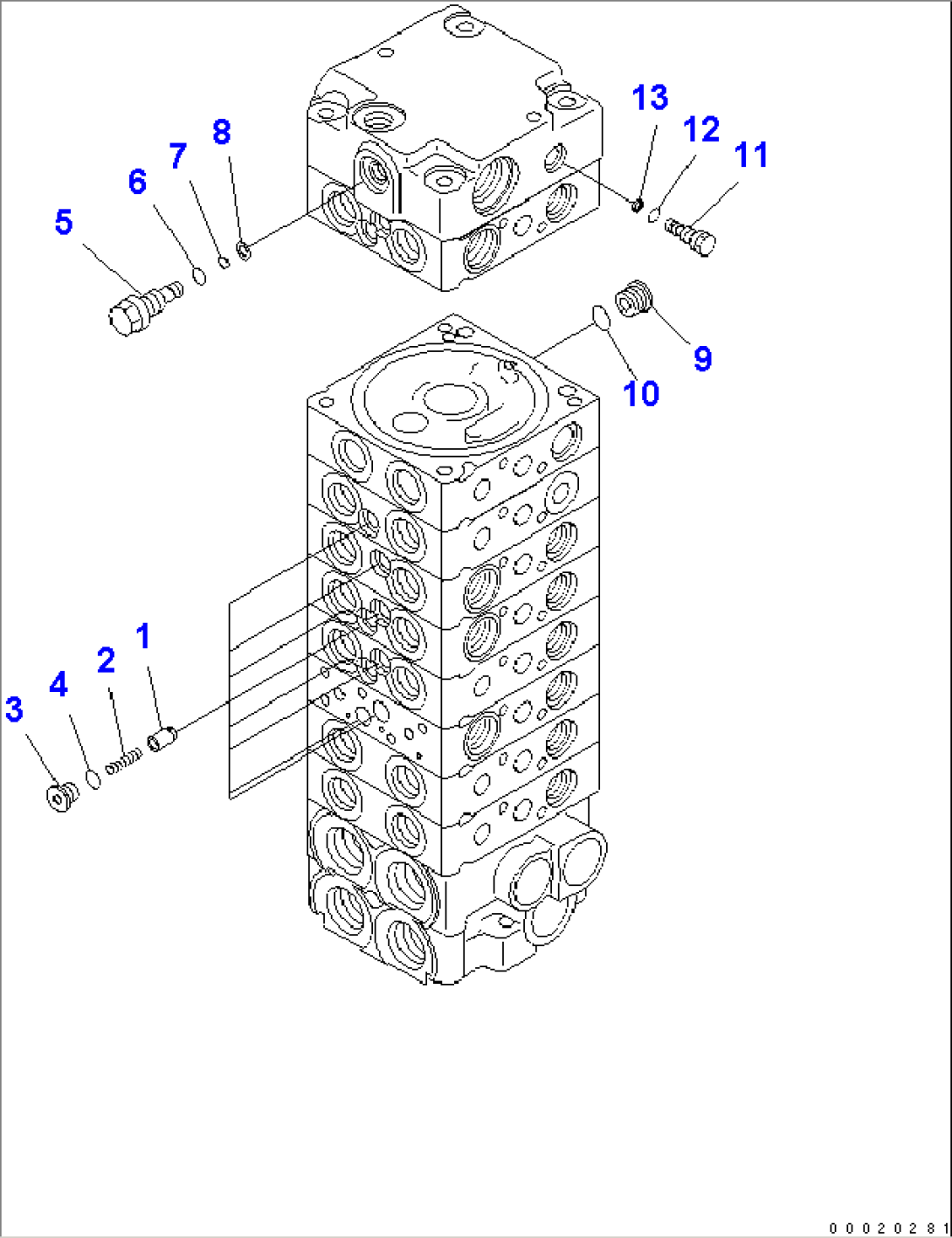 MAIN VALVE (9-VALVE) (10/16)