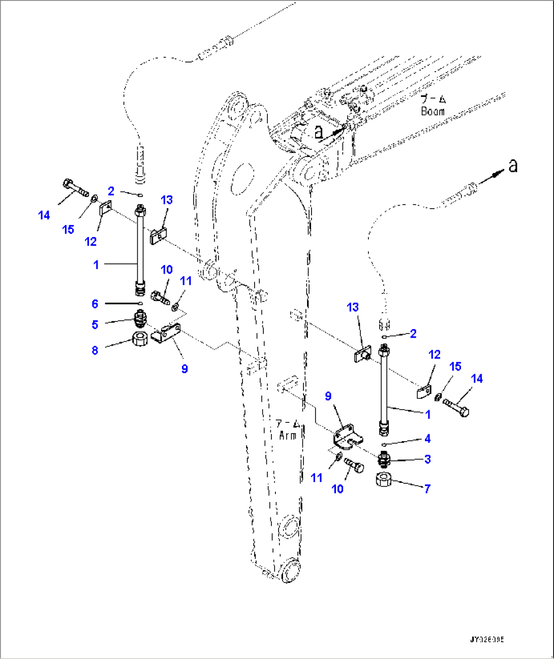 Arm Unit, Attachment Piping (#30001-)