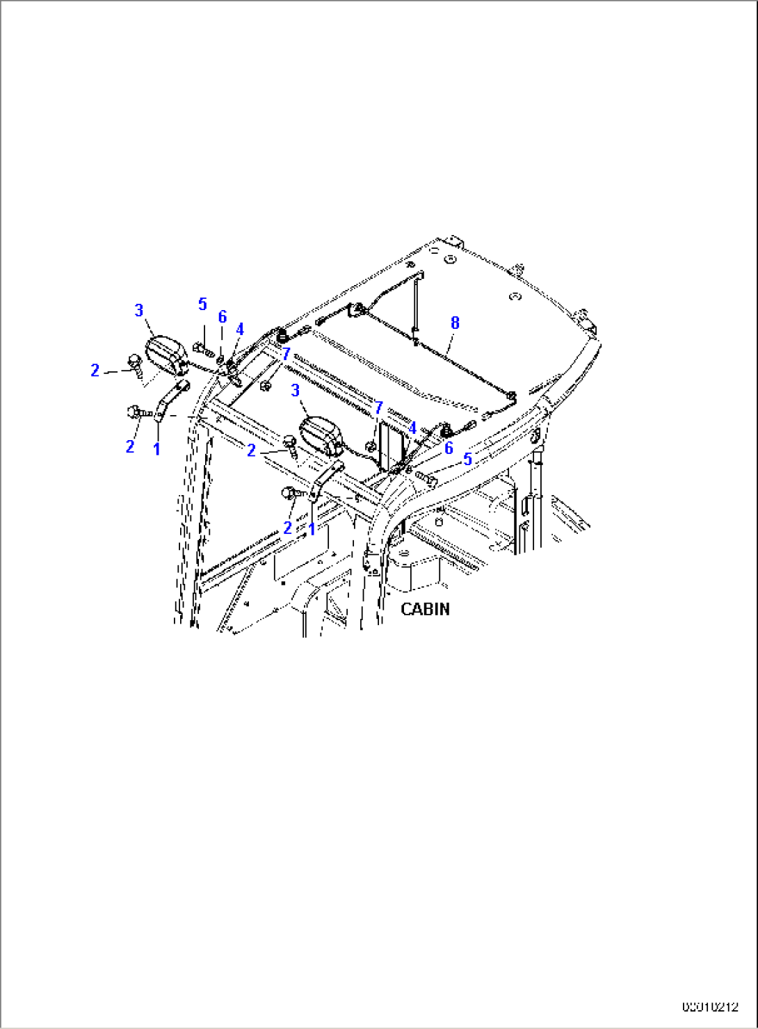 FRONT WORK LIGHTS (CAB)