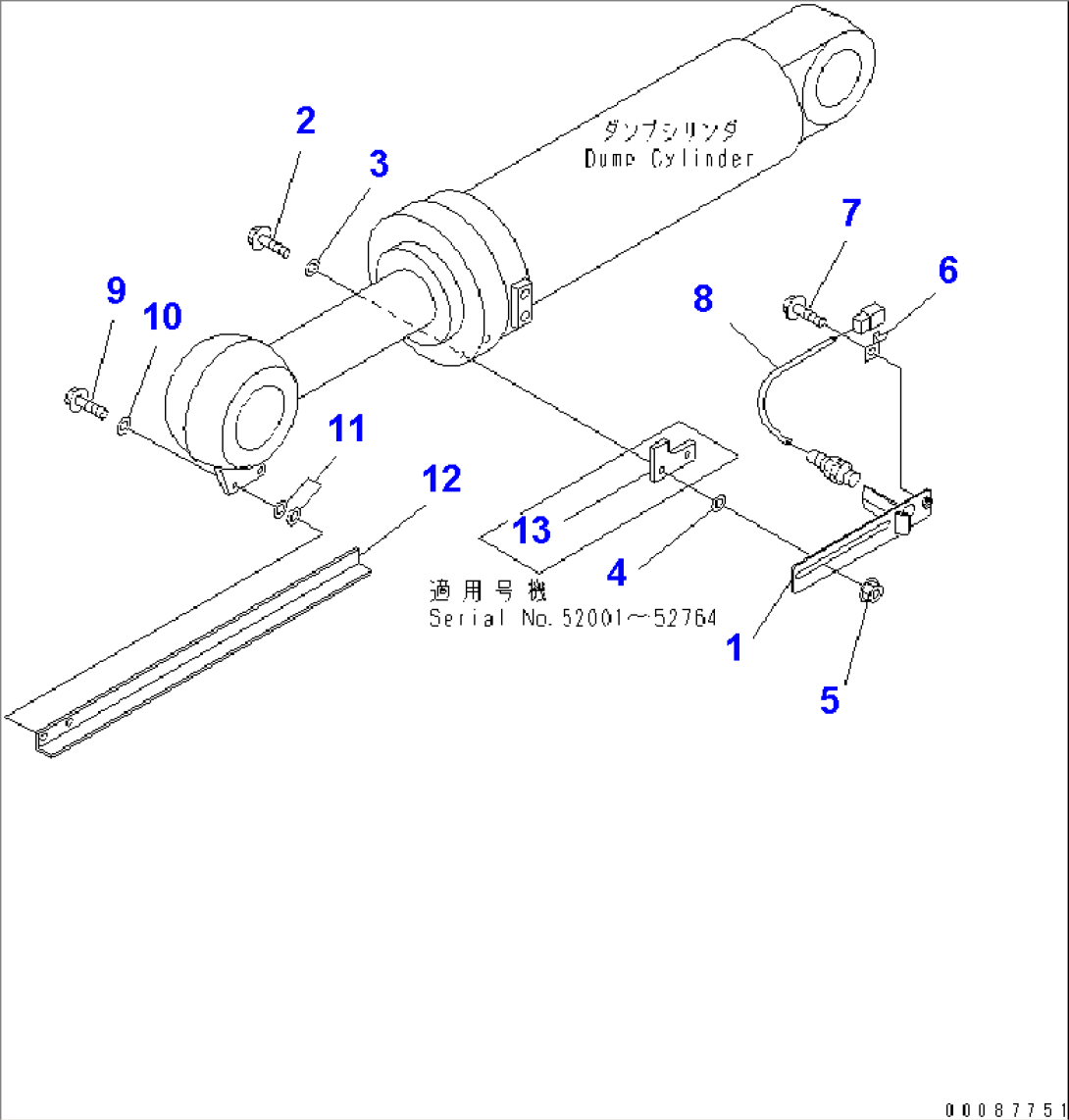 BUCKET POSITIONER(#52001-)