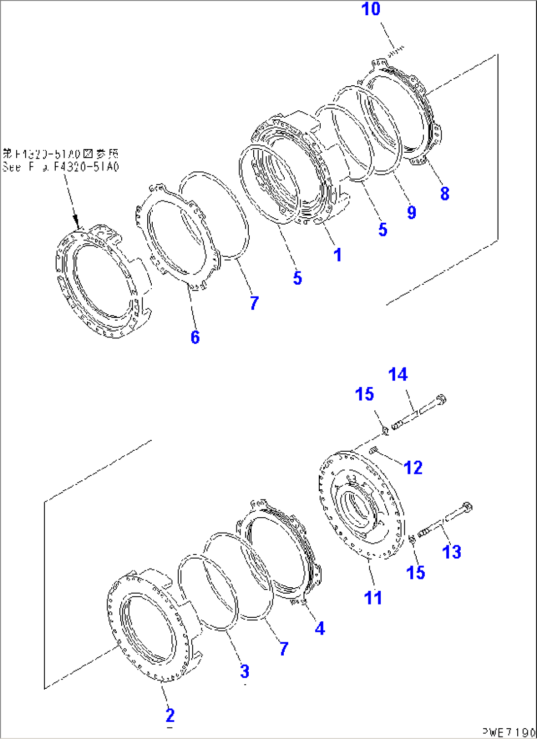 TRANSMISSION (REVERSE AND FORWARD AND 4TH HOUSING)