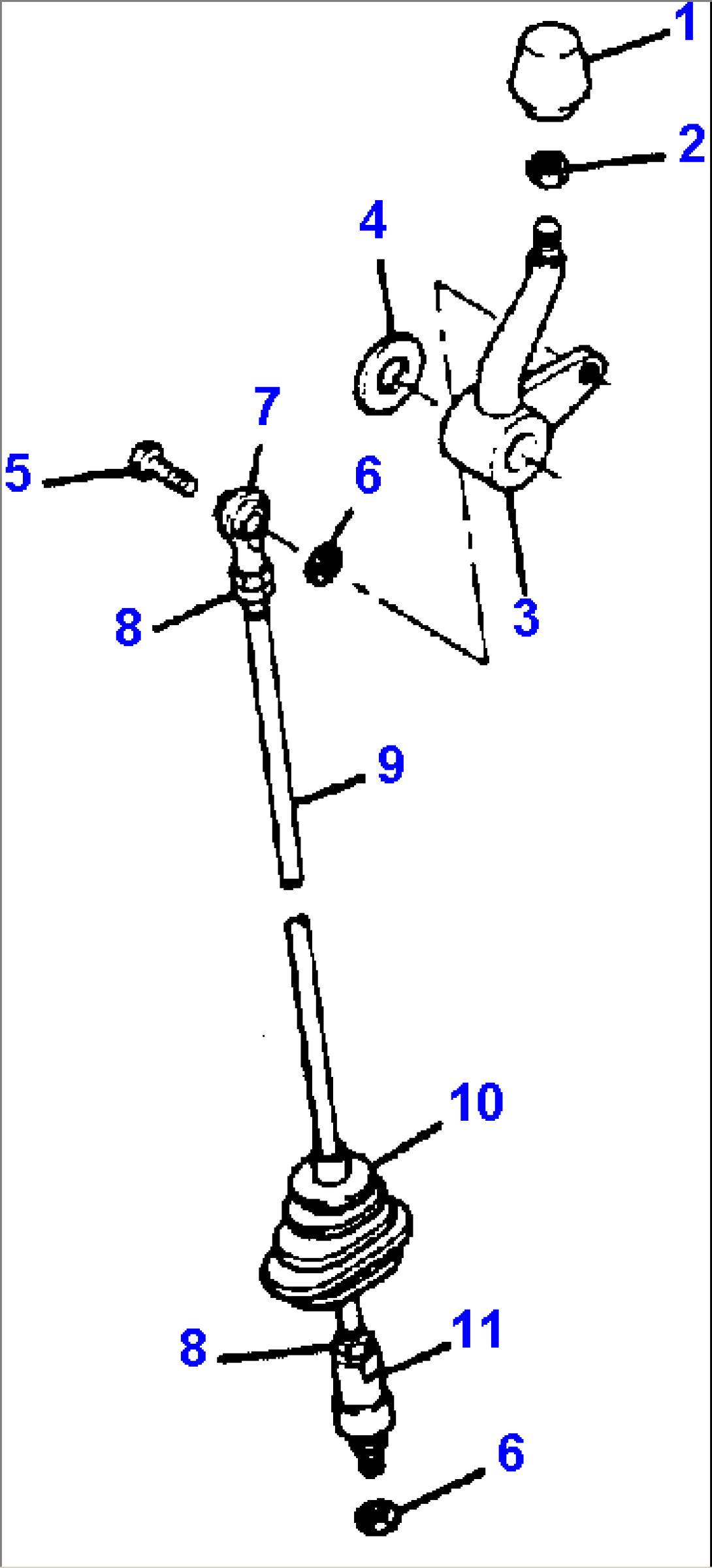 OPTIONAL CONTROL LEVERS SCARIFIER/RIPPER
