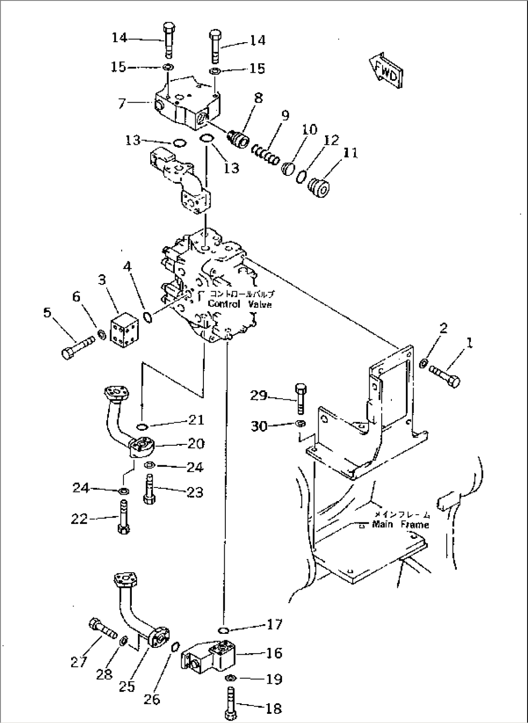 RIPPER VALVE AND MOUNT (2/3) (COLD WEATHER (B) SPEC.)