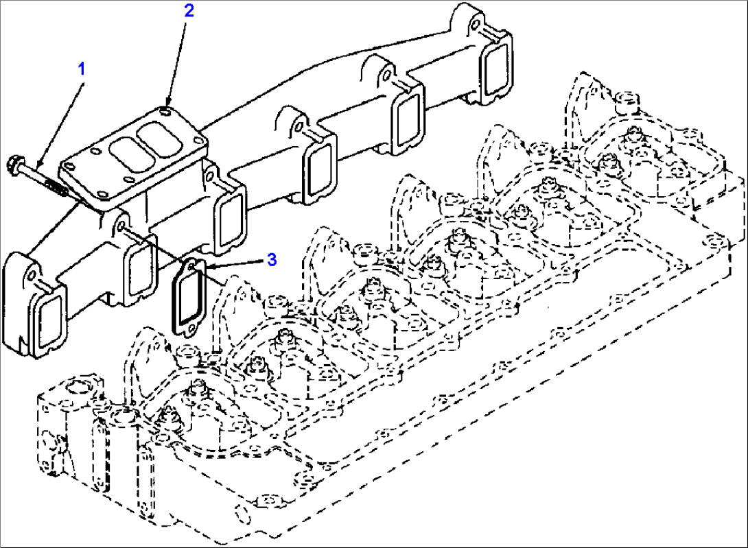 EXHAUST MANIFOLD - PRIOR 91 SERIES