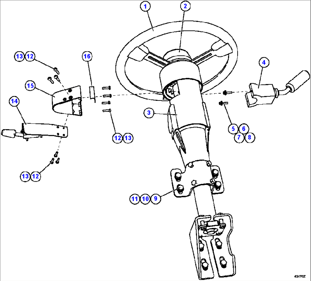 STEERING COLUMN INSTALLATION