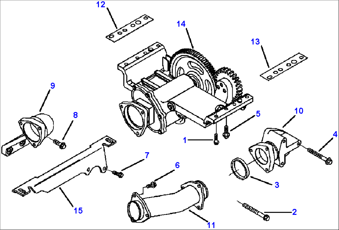 FIG. A3103-A9A1 LUBRICATING OIL PUMP