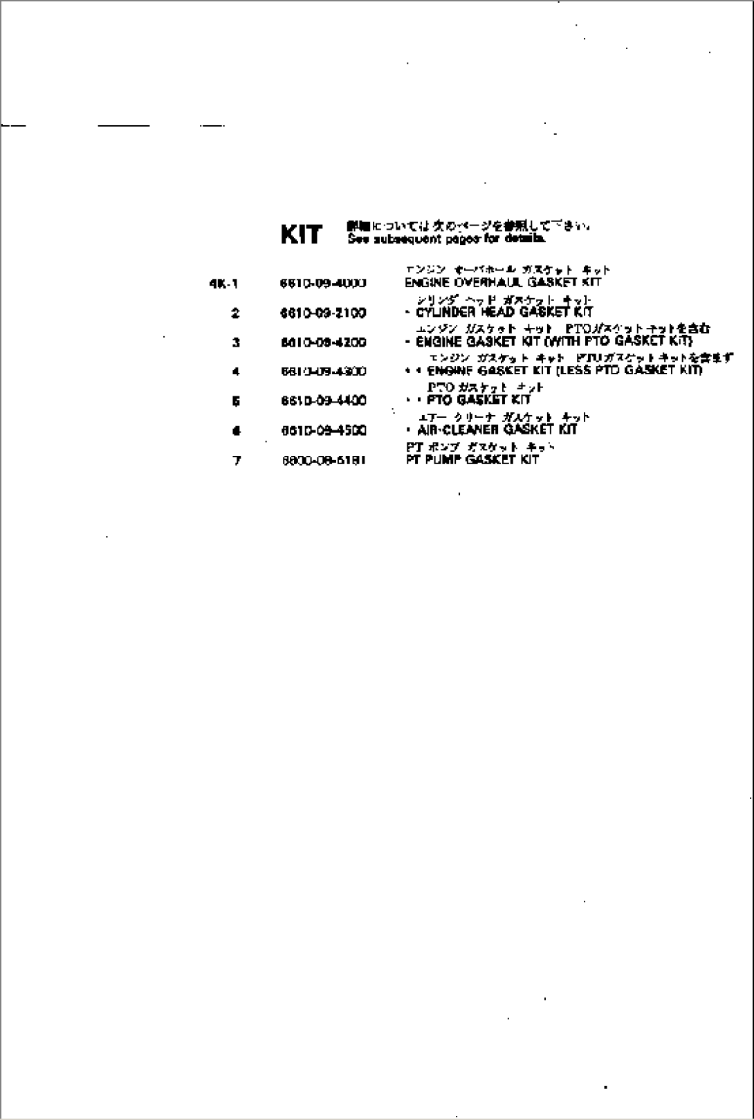 GASKET KIT