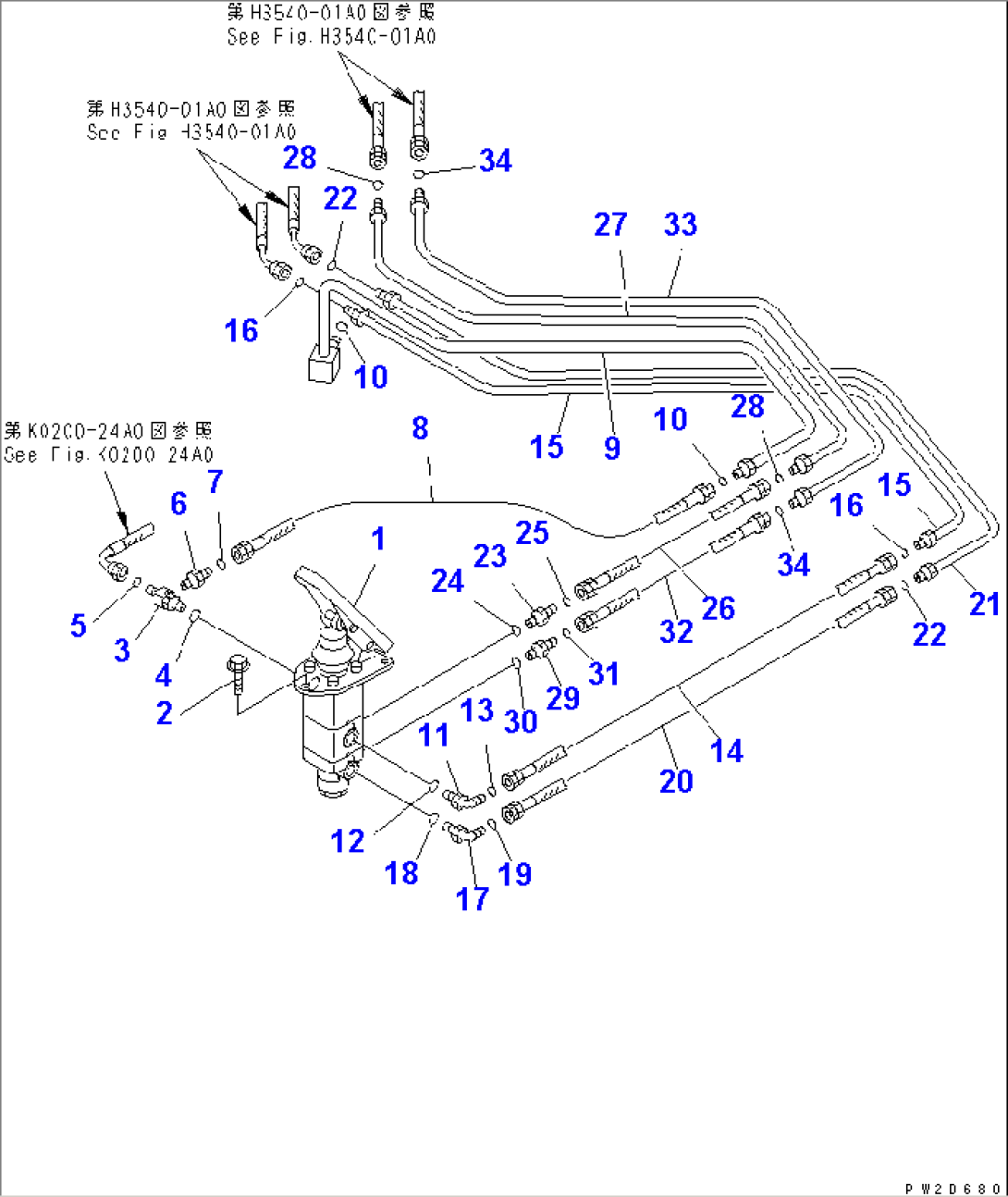 FLOOR (BRAKE VALVE AND PIPING)