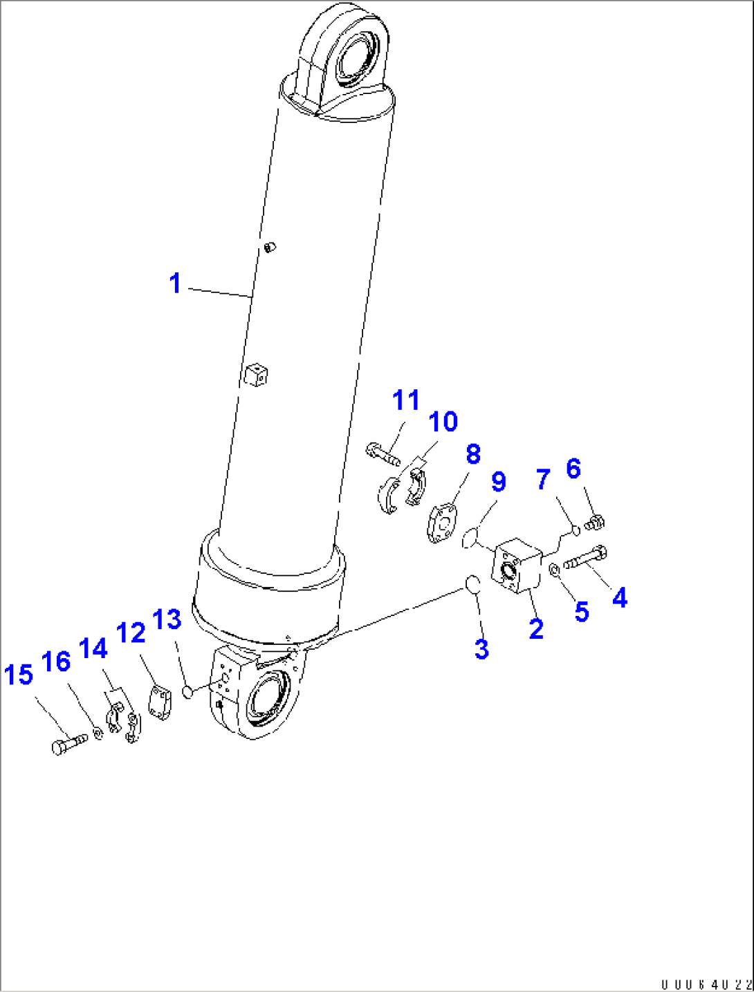 HOIST CYLINDER (R.H.)