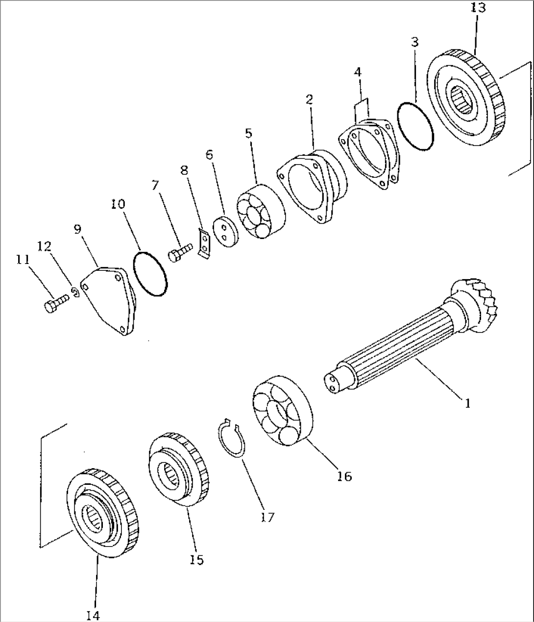 TRANSMISSION (COUNTER SHAFT AND GEAR) (4/5) (WITH BACK-UP SWITCH)